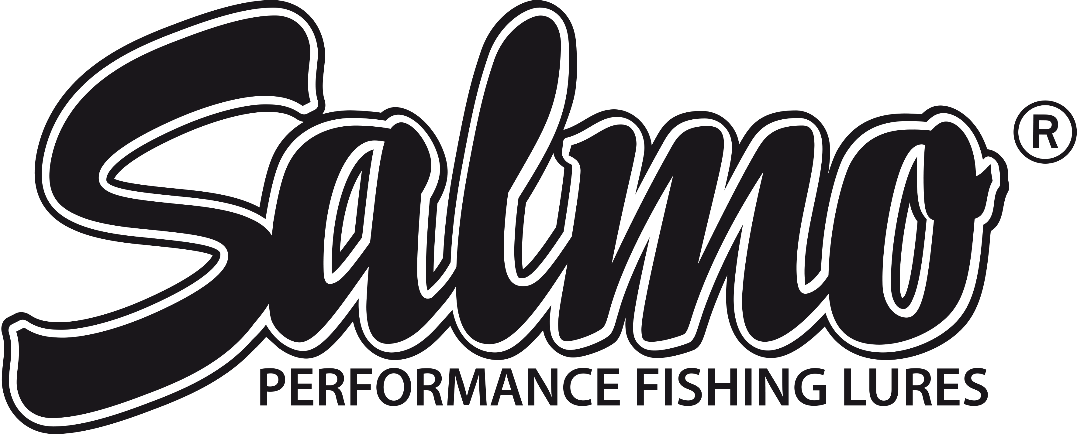 Salmo Performance fishing lures logo